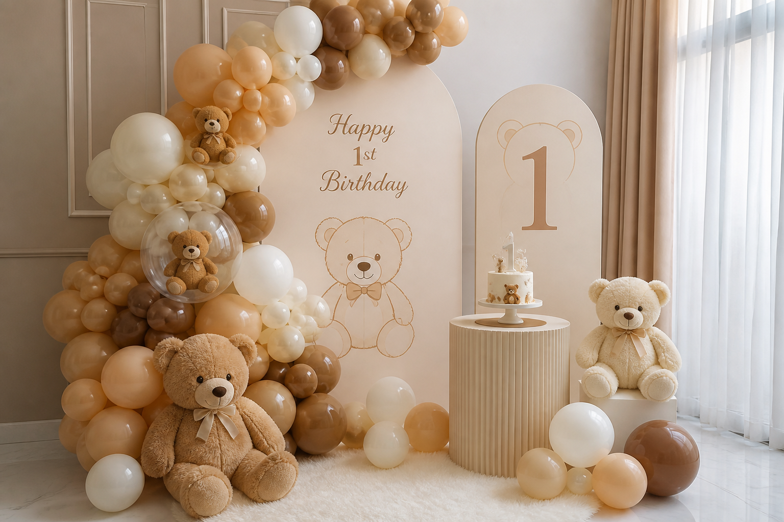 Teddy Bear Birthday Setup